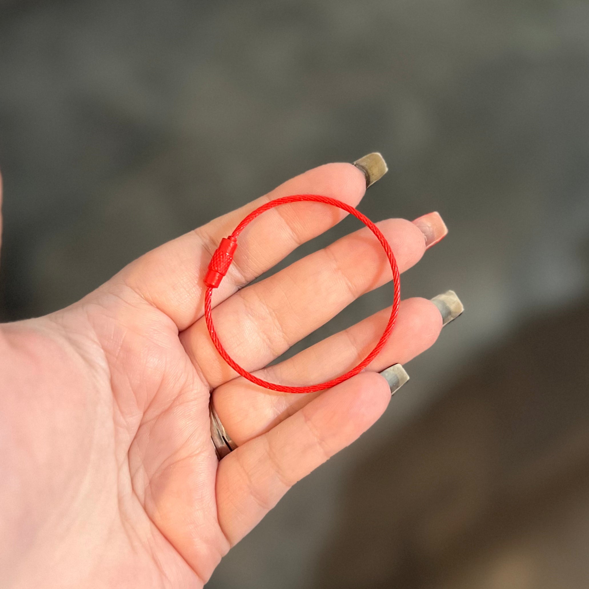 Wire Keychain Cable Thingie - Keychain Clips